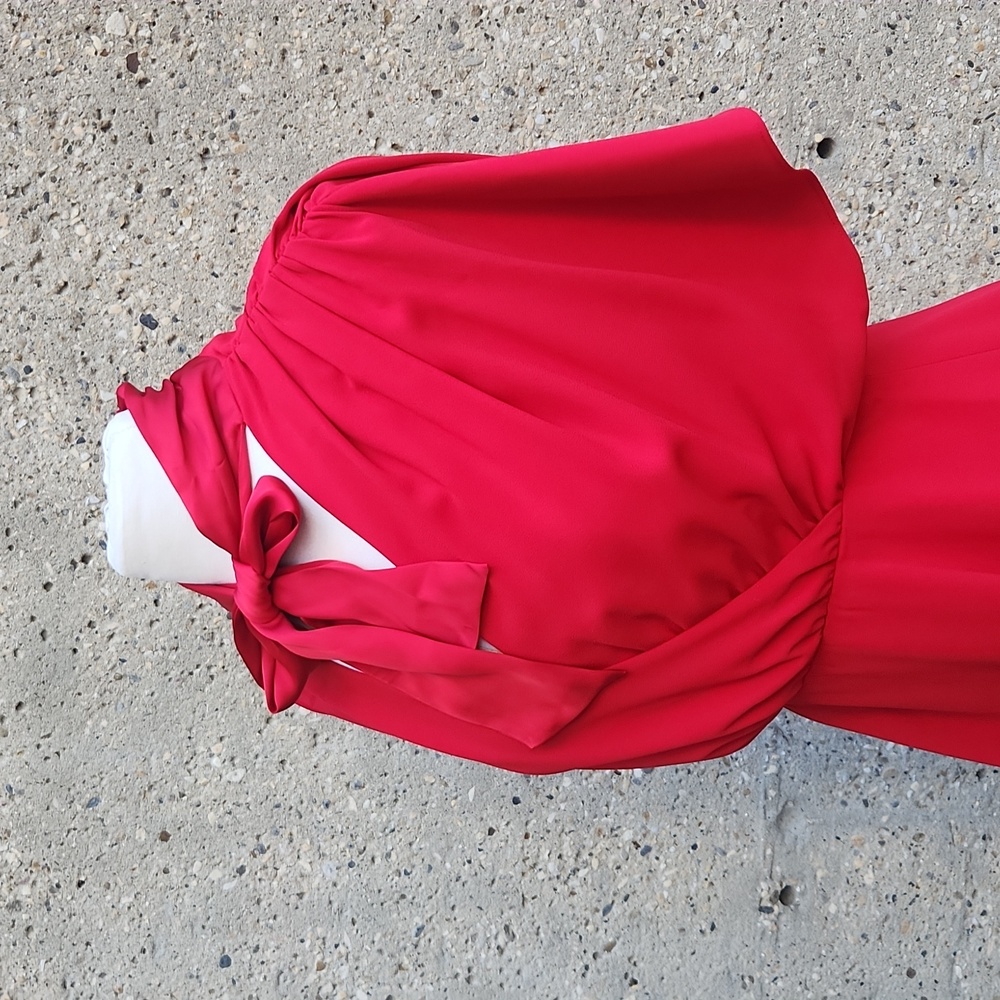 Alice + Olivia Red Mini Dress - Picture 5 of 12